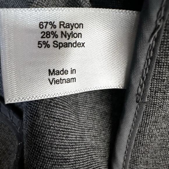 NWT Lane Bryant Blazer 14 Gray Button Long Sleeve Rayon Stretch Career Classic - Picture 5 of 8